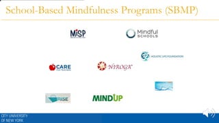 School-Based Mindfulness Programs (SBMP)
 