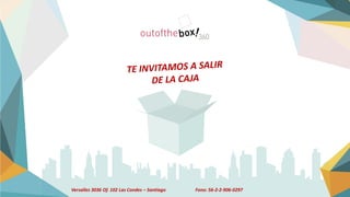 Versalles 3036 Of. 102 Las Condes – Santiago Fono: 56-2-2-906-0297
 