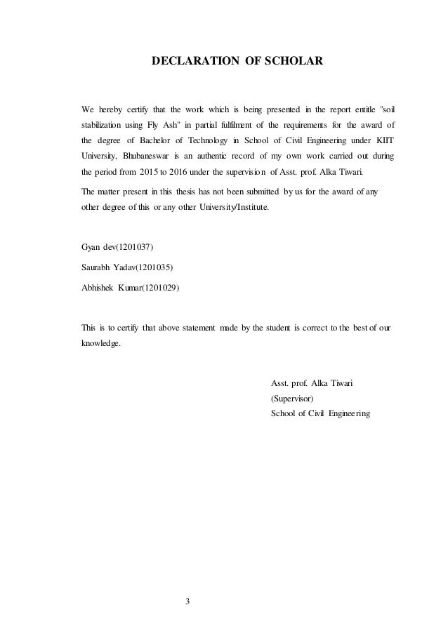 btech project report template