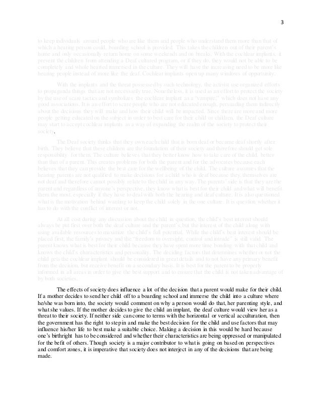 Cochlear implants essay 08 image
