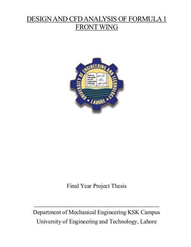 Thesis about mechanical technology