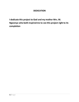 Dedication Project Paper muzi project | DOCX