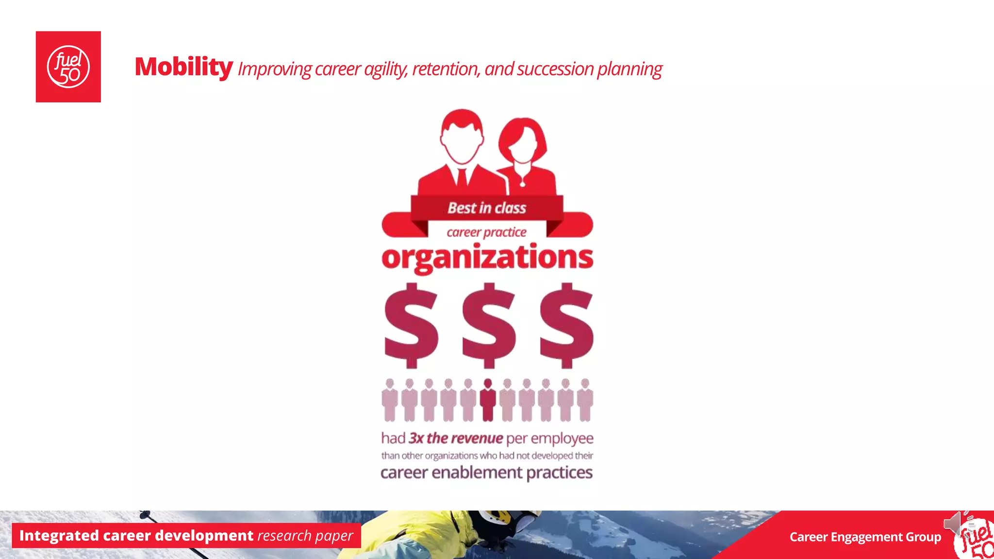 Integrated career development research paper Career Engagement Group
Mobility Improvingcareeragility,retention,andsuccessionplanning
 