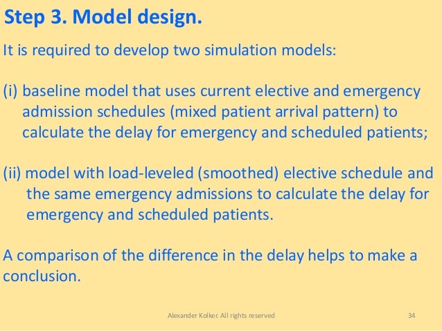 Scheduling Operating Rooms With Elective And Emergency Surgeries Scheduling Operating Rooms With Elective And Emergency Surgeries