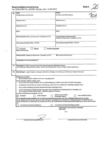 JOSE MANUEL DOMINGUEZ LAGE vernehmung