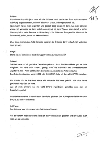 JOSE MANUEL DOMINGUEZ LAGE vernehmung