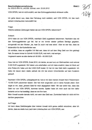 JOSE MANUEL DOMINGUEZ LAGE vernehmung