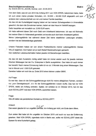 JOSE MANUEL DOMINGUEZ LAGE vernehmung