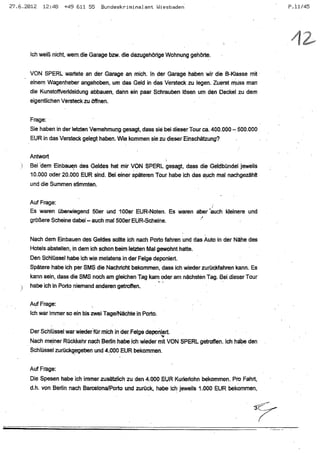 JOSE MANUEL DOMINGUEZ LAGE vernehmung