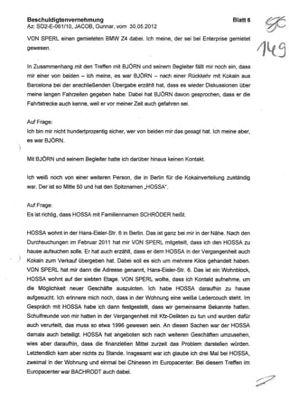 JOSE MANUEL DOMINGUEZ LAGE vernehmung