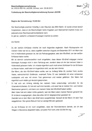 JOSE MANUEL DOMINGUEZ LAGE vernehmung