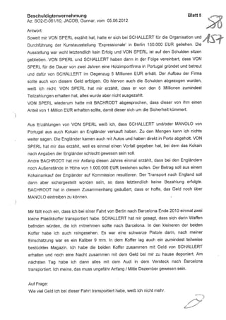 JOSE MANUEL DOMINGUEZ LAGE vernehmung