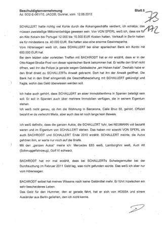 JOSE MANUEL DOMINGUEZ LAGE vernehmung