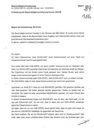 JOSE MANUEL DOMINGUEZ LAGE vernehmung