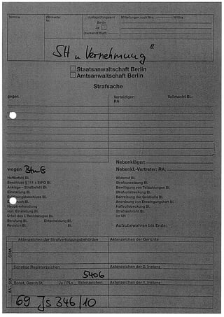 JOSE MANUEL DOMINGUEZ LAGE vernehmung