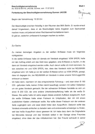 JOSE MANUEL DOMINGUEZ LAGE vernehmung