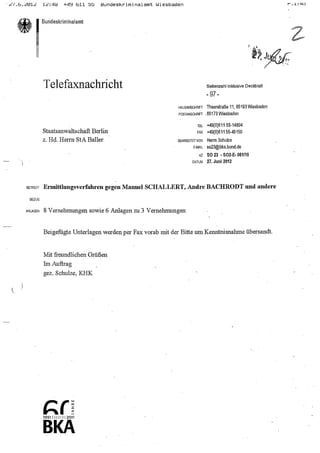 JOSE MANUEL DOMINGUEZ LAGE vernehmung