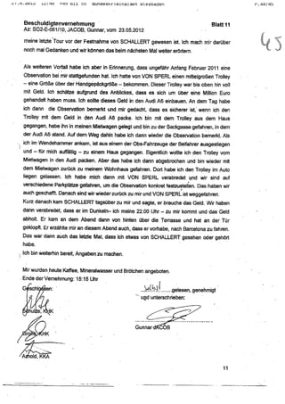 JOSE MANUEL DOMINGUEZ LAGE vernehmung