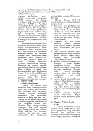 Creativity Model Cps Model.pdf 69 Model pembelajaran.pdf