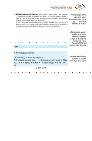 "En la Casa de mi Padre" 5