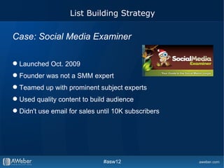 Killer Email and Social List Building Techniques