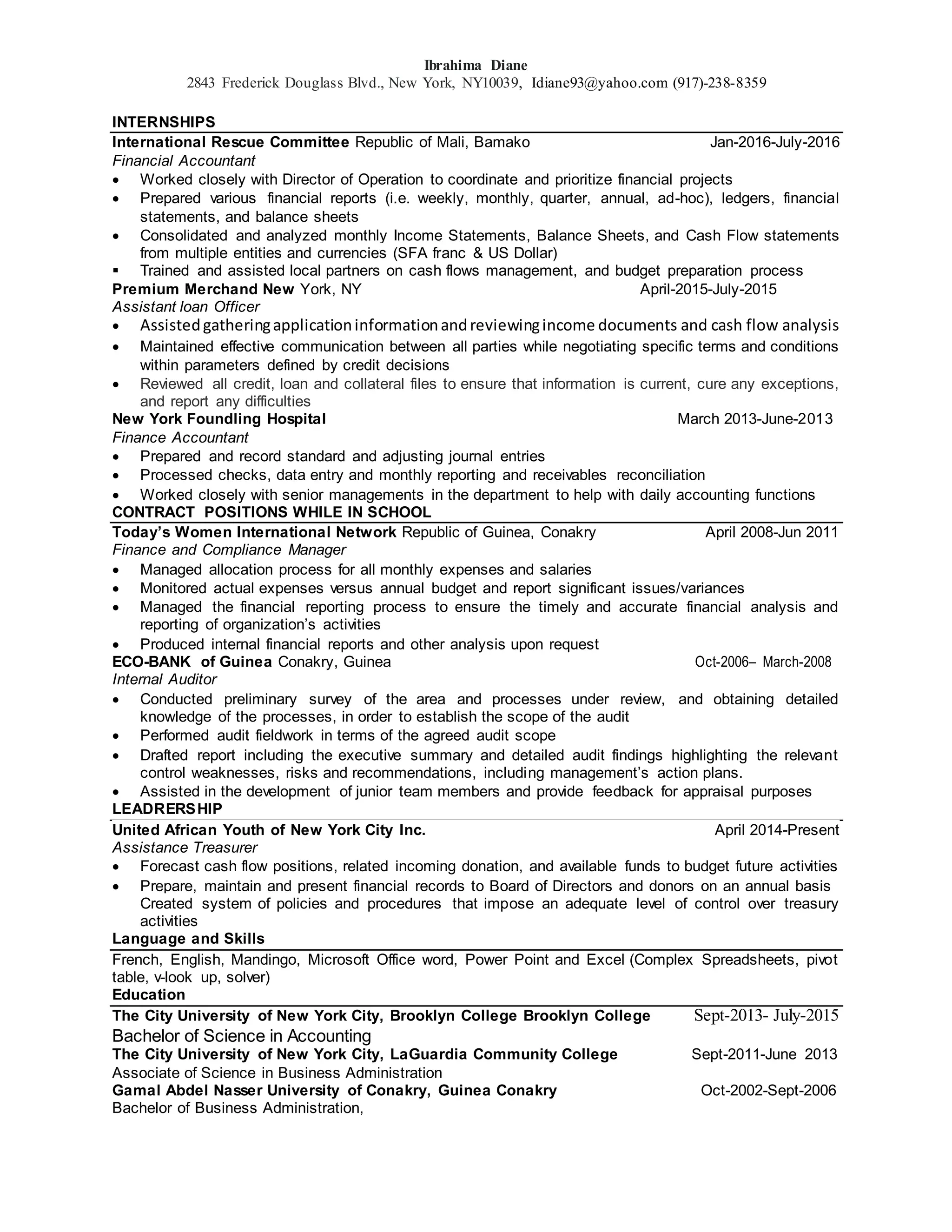 IB Lori Resume PDF - IB Lori Resume 1 2048 