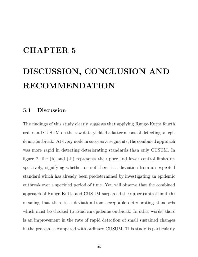 Phd thesis discussion and conclusion