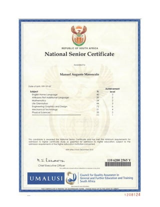 nationalseniorcertificatematric