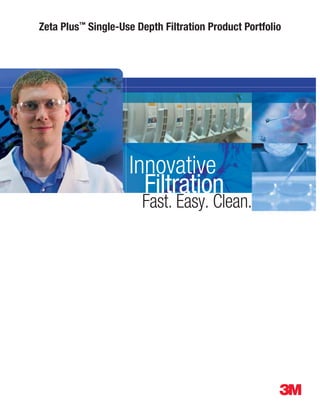 Fast. Easy. Clean.
Innovative
Filtration
Zeta Plus™
Single-Use Depth Filtration Product Portfolio
 