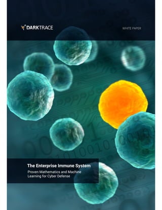 The Enterprise Immune System
WHITE PAPER
Proven Mathematics and Machine
Learning for Cyber Defense
 