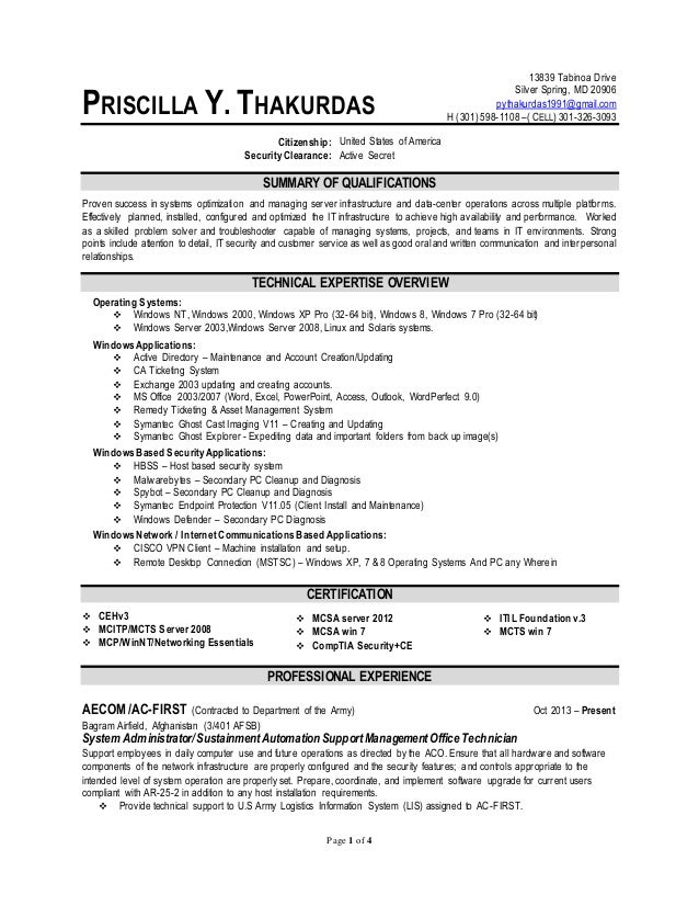 Priscilla Y Thankudas Resume USAJOBS