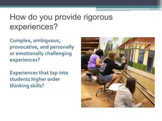 To Be Rigorous Designing More Rigorous Lessons | PPTX