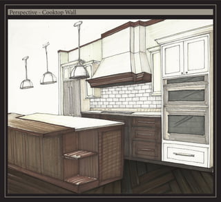 Perspective - Cooktop Wall
 
