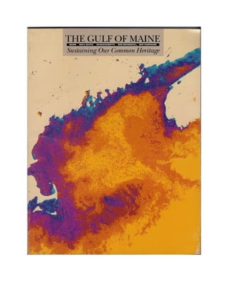 Gulf of Maine Sustaining Our Common Heritage 11-89
