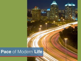 Pace of Modern Life