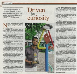 Straits Times Article