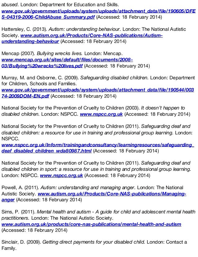 Safeguarding Children With Autism By Wade Tidbury