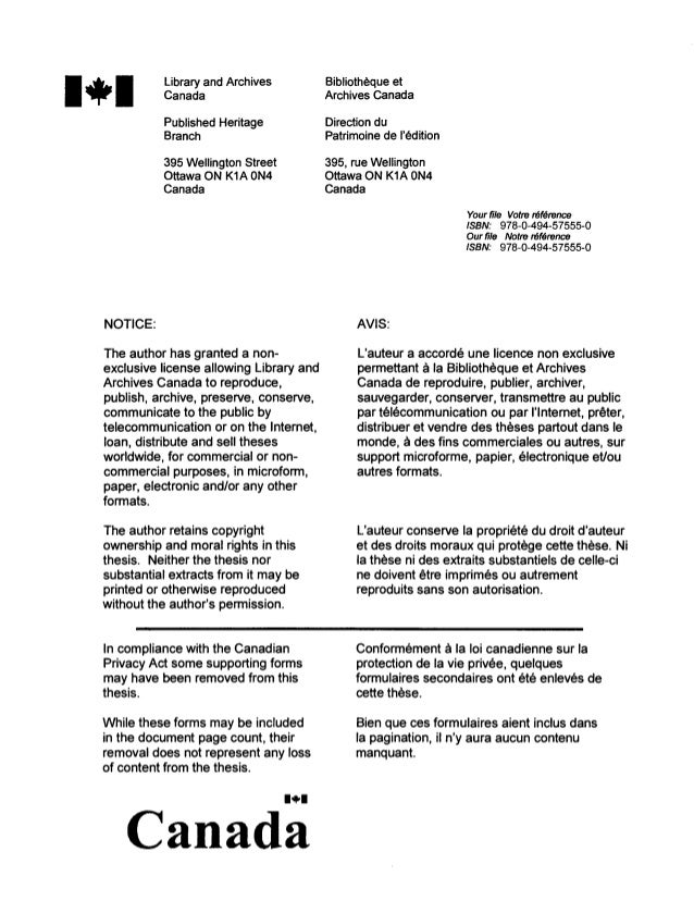 thesis non-exclusive license library and archives canada Theses non-exclusive license licence non exclusive des thèses in consideration of library and archives canada making my thesis available to interested persons. thesis non-exclusive license library and archives canada Theses non-exclusive license licence non exclusive des thèses in consideration of library and archives canada making my thesis available to interested persons.