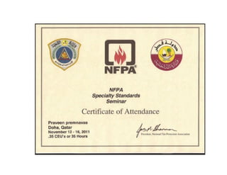5 NFPA Training with Qatar Civil Defence