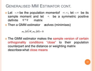 Presentation on GMM | PPTX