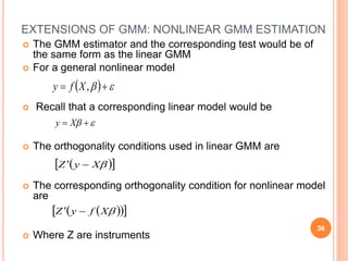 Presentation on GMM | PPTX