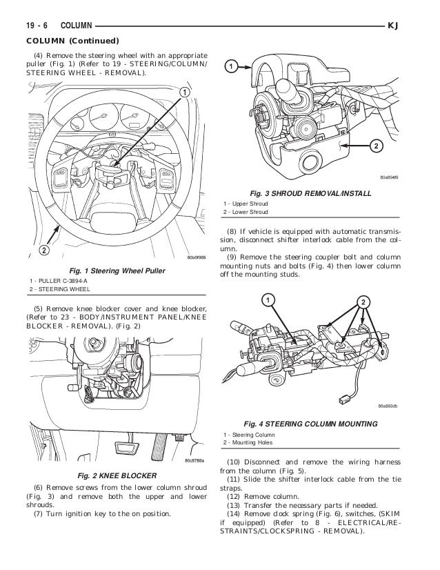 Jeep Liberty 2002 2005 Steering