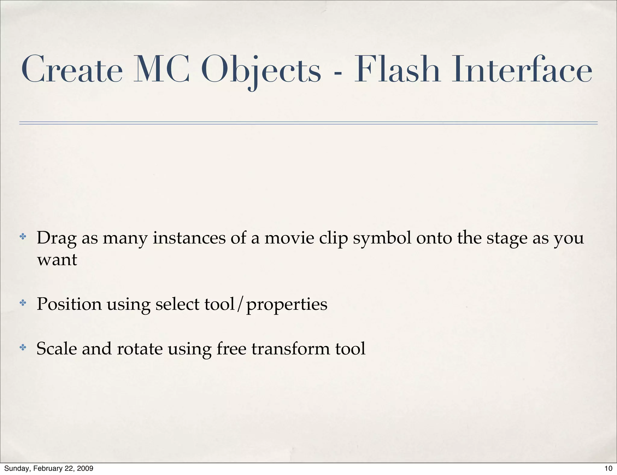 Advanced Action Script