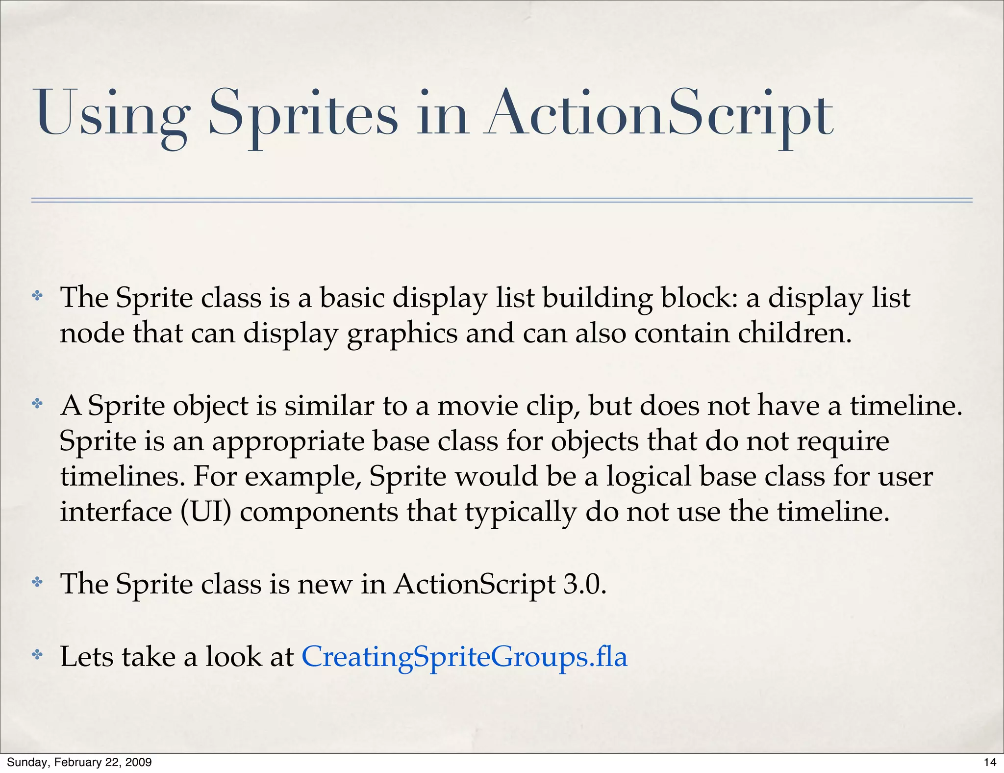 Advanced Action Script