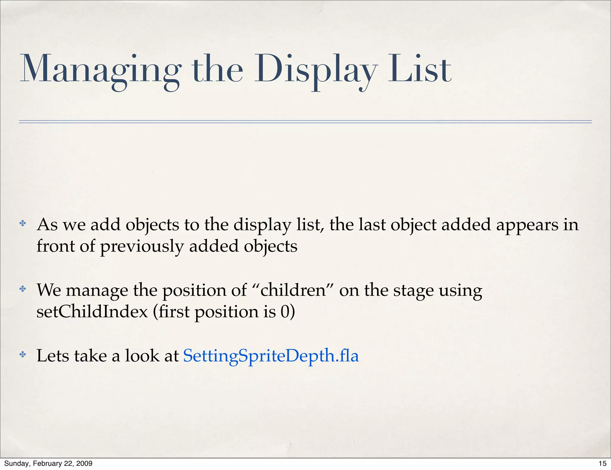 Advanced Action Script