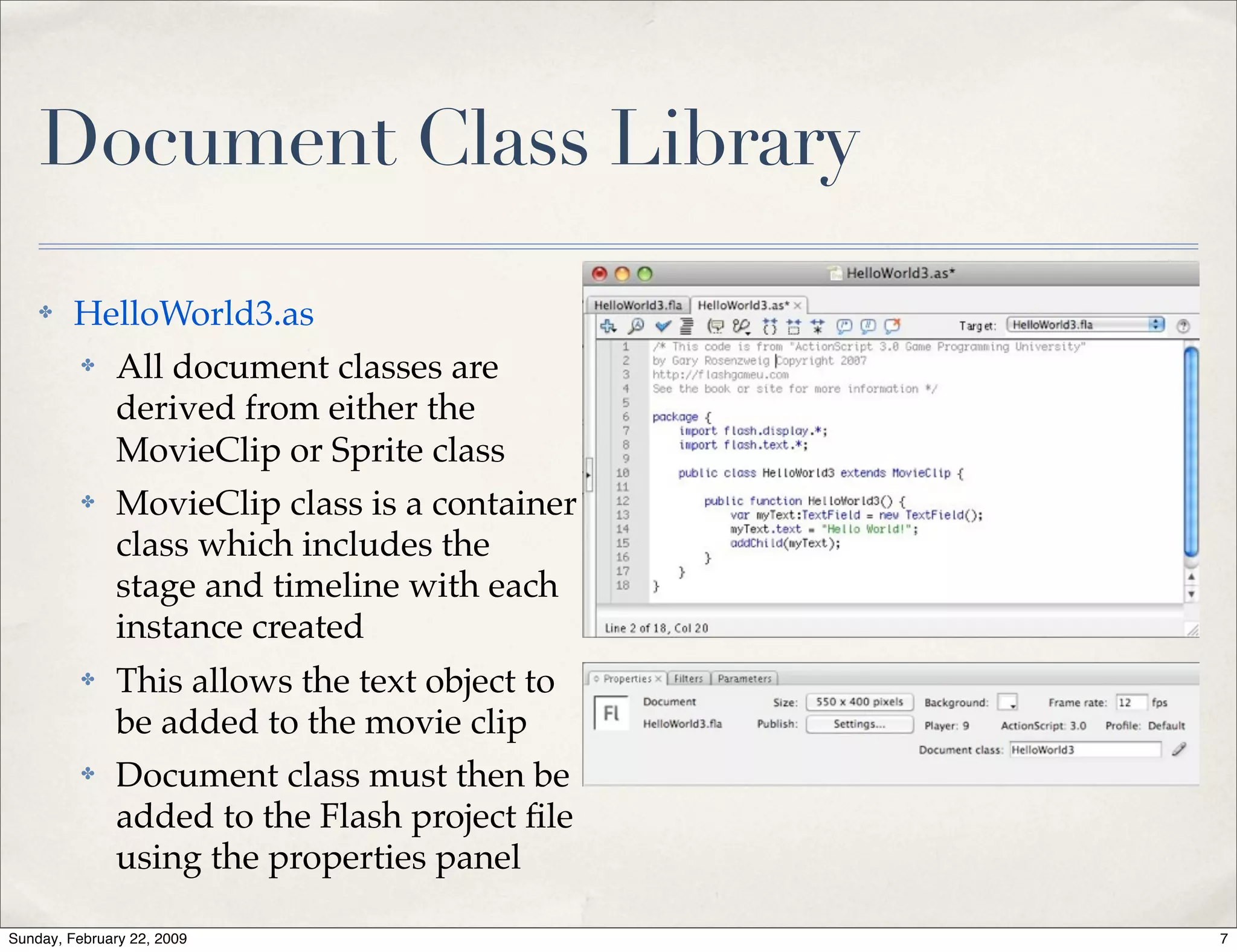 Advanced Action Script