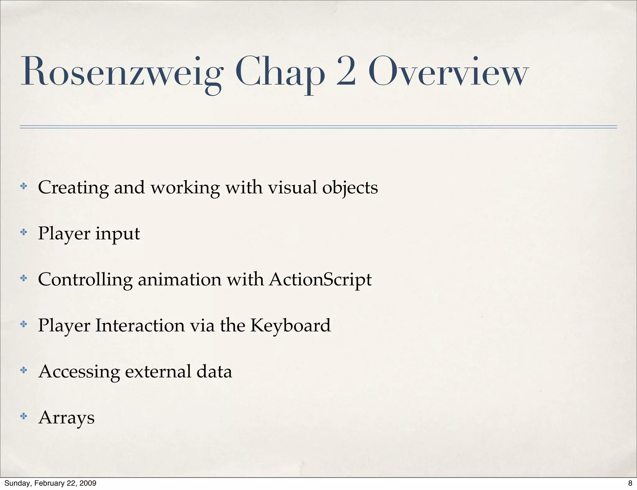 Advanced Action Script