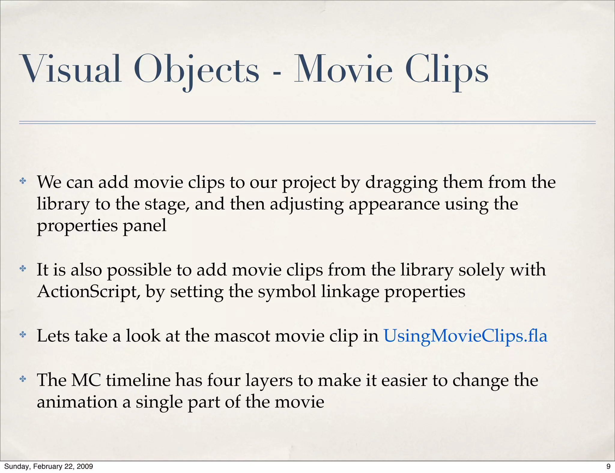 Advanced Action Script