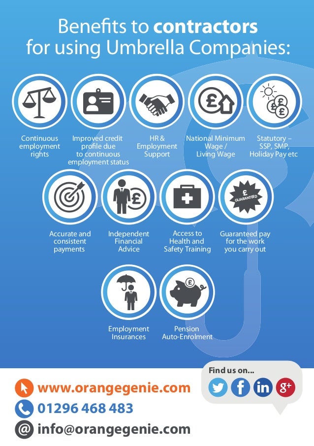 Benefits of an Umbrella Company to agencies and contractors ONLINE