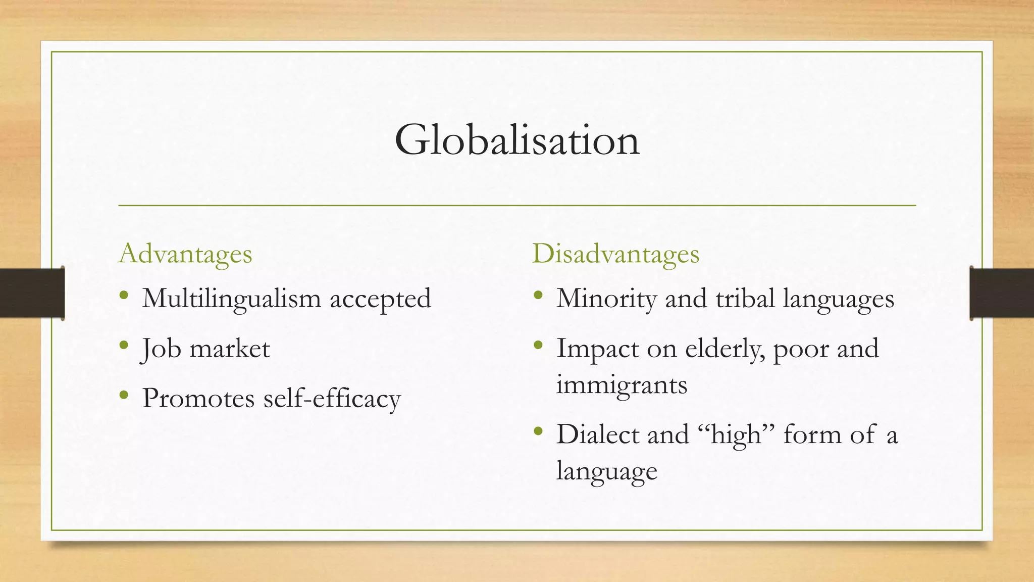 Multilingualism, Education, and Economy (1) | PPTX | Education